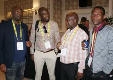 Lukhanyo Nkombisa of the CGA Citrus Growers' Company, Tshilidzi Mathobo of LDARD, Tshianeo Mathidi of the CGA and Khaukanani Ralishugu of DAFF.